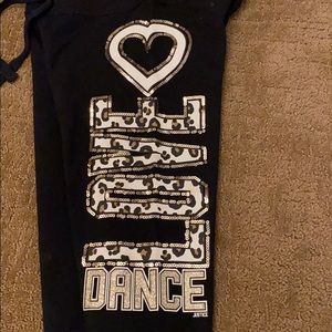 Justice Black Sweatpants